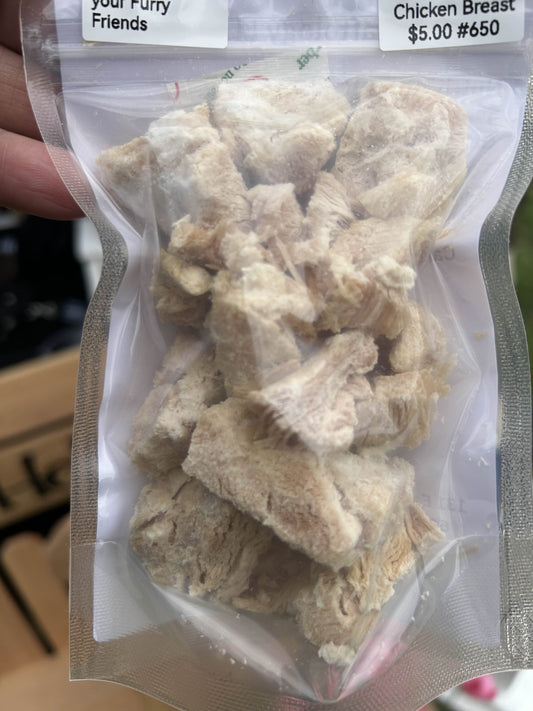 Freeze-Dried Chicken Breast Pet Treats – 100% Real Chicken